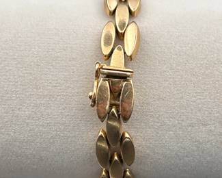 Tiffany & Co. Gold Bracelet Marked 585 (18 Grams)