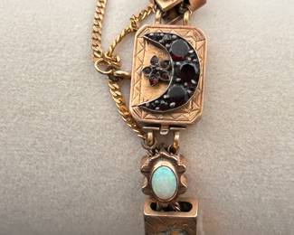 Mid-late 1800’s Mixed Metals Victorian Slide Bracelet