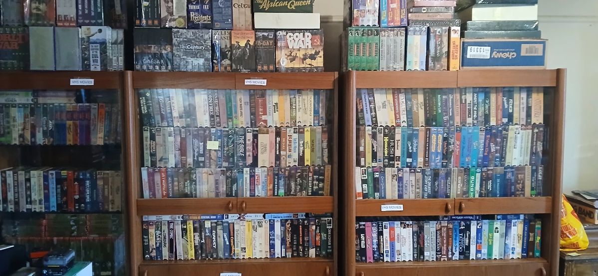 More of the massive VHS collection! It is a must-see.