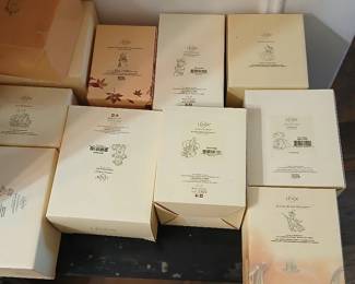 Original Lenox boxes.