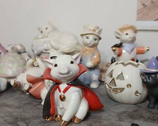 Lenox sculptures.