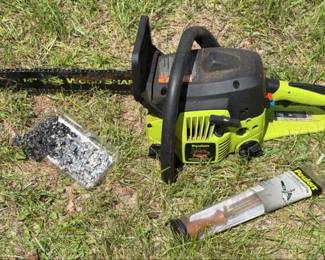  008 Poulan 14 Inch Chainsaw Model S1970 with Accessories