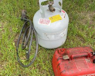 Propane Tank, Torch Handle Gasoline Can
