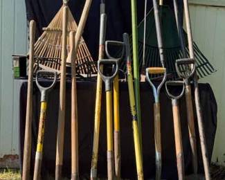 Variety of Yard Tools 