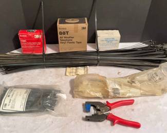 Tapes, ZipTies,  Electrical Connectors