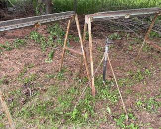 Sawhorses Sprinkler