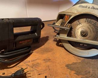 Two Black Decker Saws