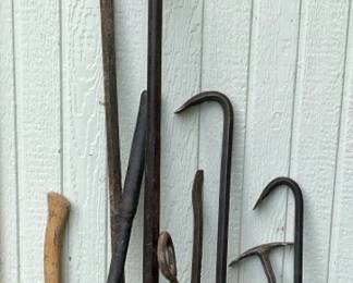 Sledge Hammer, Axe, Pry Bars More