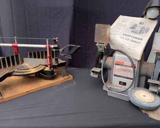 Craftsman Power Grinder a Craftsman Miter Box
