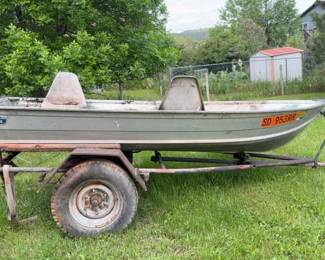 Sears 12 Aluminum Fishing Boat