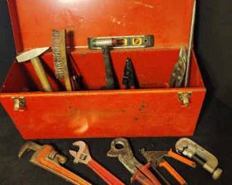 Red Toolbox With Contents