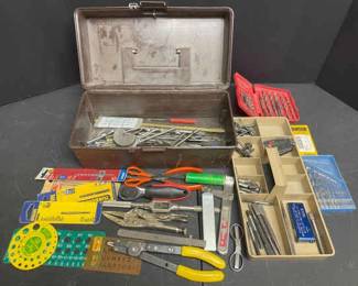 Small Tool Box with Miscellaneous Tools