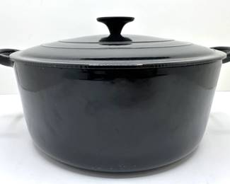 Le Creuset Enameled Cast Iron Dutch Oven Cooking Pot With Cover, Size G
Lot #: 9