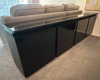 Roche Bobois Credenza With Pullout Bar, Drawers & Cabinets In Black Piano Lacquer
Lot #: 8