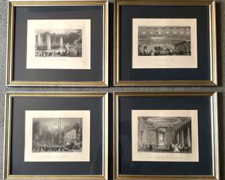 4 Vintage French Prints Of Antique Etchings
Lot #: 109