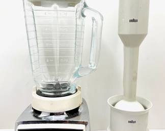 Vintage Osterizer Galaxie Blender & Braun Hand Mixer With Accessories
Lot #: 72