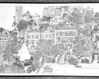 Print Of City Street, Signed Delfino
Lot #: 34