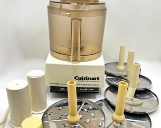 Vintage Cuisinart Food Processor With Accessories Model DLC-7E
Lot #: 71