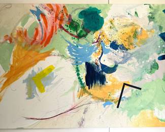 Barbara Grey (American) Original Acrylic Painting "Zig Zag" (Approx 5 By 8 Feet)
Lot #: 4