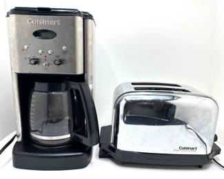 Cuisinart 12 Cup Coffee Machine & Cuisinart Classic Style Toaster
Lot #: 70