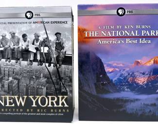 2 DVD Documentary Movie Sets: National Parks By Ken Burns & New York By Rick Burns
Lot #: 112