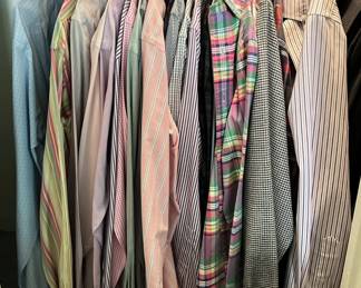 Over 20 Men's Button Down Shirts By Polo Ralph Lauren, Vince Camuto, Lacoste & More Mostly Size Medium
Lot #: 82