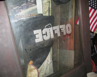 OLD OFFICE DOOR