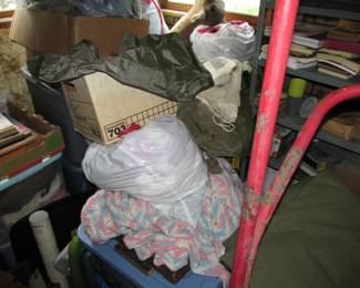 BAGS OF CLOTHING...