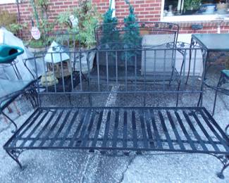 More Black wrought iron furniture