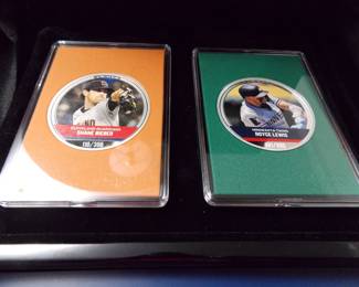 Silver Baseball Trading Coins