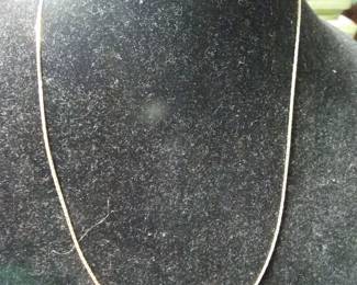 14K Gold Necklace 24" Long