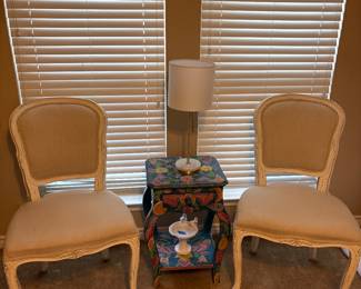 Pair of chairs
Night stand