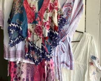 never used stock of silk and cotton tunics blouses all sizes