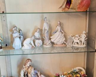 Lladro, Murano glass figurines