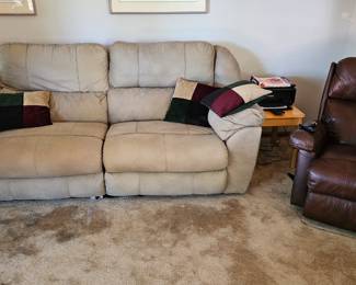 Reclining Couch and Recliner