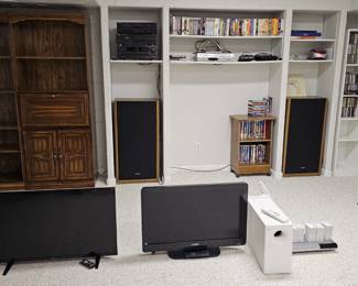 Electronics, movies, CD's etc, Speakers