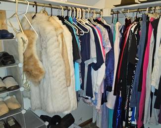 Women's clothing and furs
