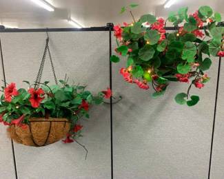 2 Fake Floral Light