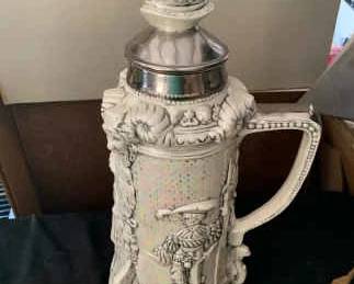 Large Decorative Beer Stein