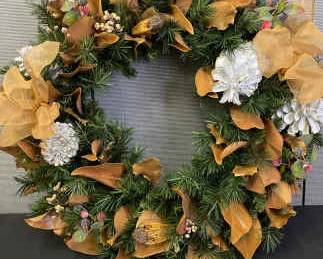Magnolia Wreath Christmas Wreath