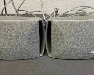 Two Bose Brand Speakers
