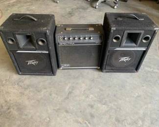 Studio Speakers And Amplifier