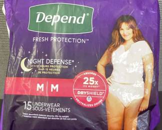 Depends Size M