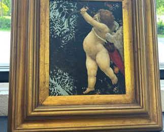 Framed Cupid Print