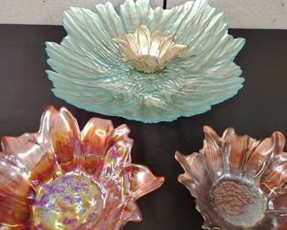 003 Coral Flower Bowls