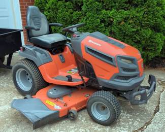 Husqvarna TS 354XD Riding Lawn Mower With 54" Deck, Hours Showing On Gauge 66