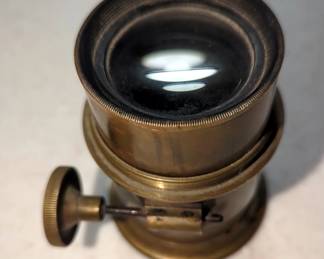 Vintage Brass Optical Lens