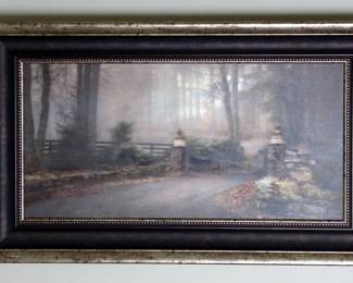 Framed Landscape Print, 17" x 19.5"