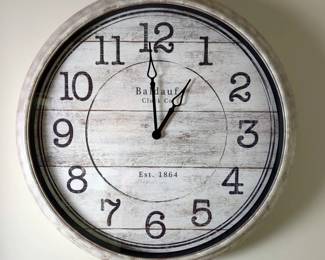 Baldauf Clock Company Wall Clock