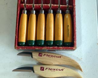 Millers Falls & Flexcut Wood Carving Tools